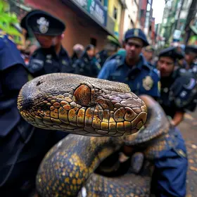 venda ilegal de cobras exóticas