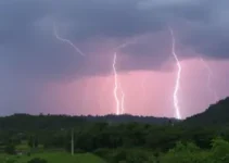 Botucatu dia de raios e trovões
