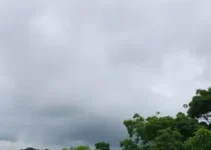 Botucatu céu nublado com pancadas rápidas de chuva