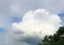 Céu nublado em Botucatu