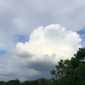 Céu nublado em Botucatu