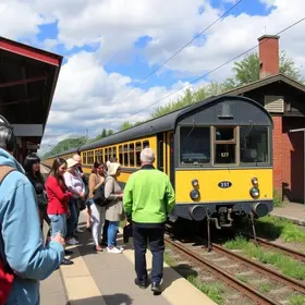 passeio guiado na Estação Ferroviária