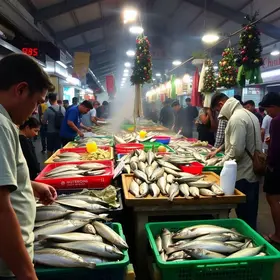 Movimento nas peixarias de Botucatu